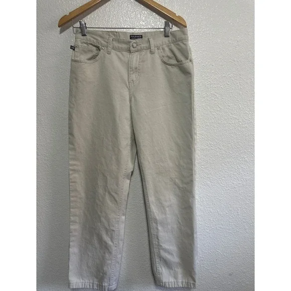 Polo Jeans Co. Ralph Lauren Tan Chinos Women's Size 8 Classic American - Picture 1 of 8